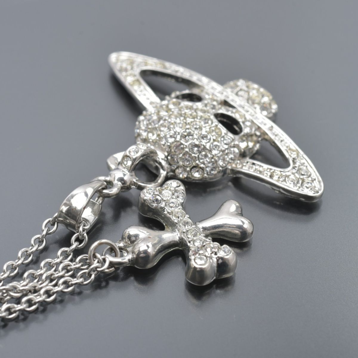  прекрасный товар Vivienne Westwood Skull &bo-nz колье земля звезда череп Cross серебряный пакет имеется аксессуары #N*1106-04/a.d