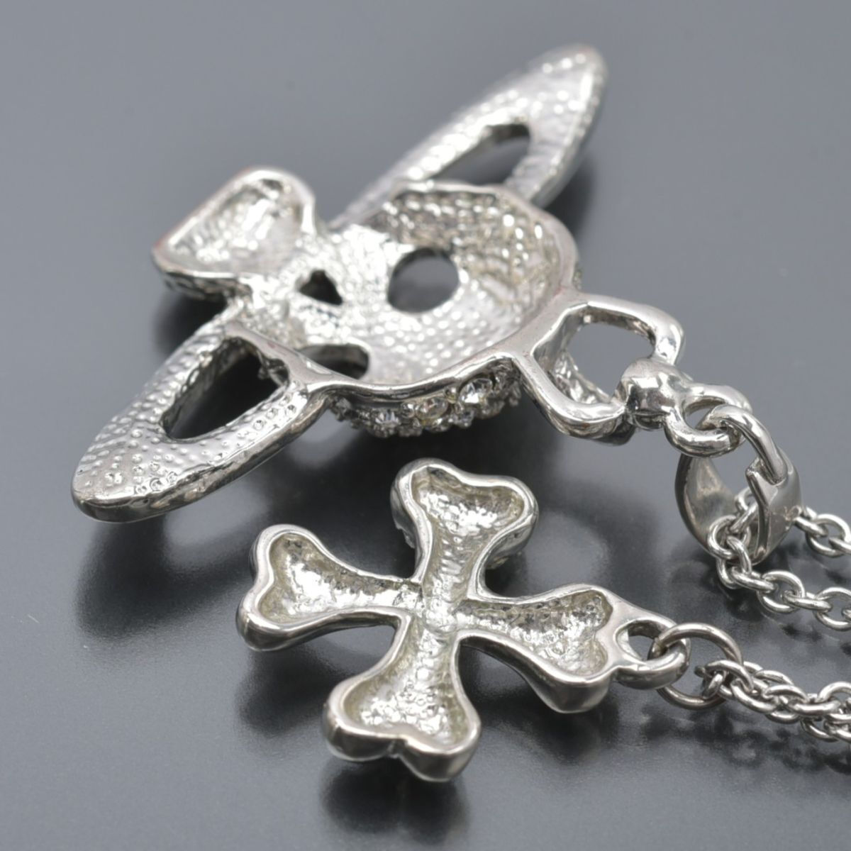  прекрасный товар Vivienne Westwood Skull &bo-nz колье земля звезда череп Cross серебряный пакет имеется аксессуары #N*1106-04/a.d