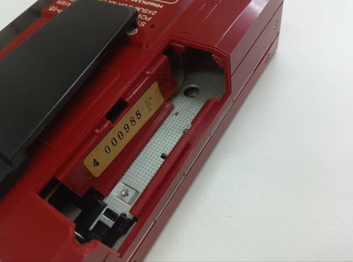 HITACHI CP-15 PERDISCO Vintage PORTABLE CASSETTE PLAYER 日立 レトロ ポータブルカセットプレーヤー ジャンク ◆0231_画像7