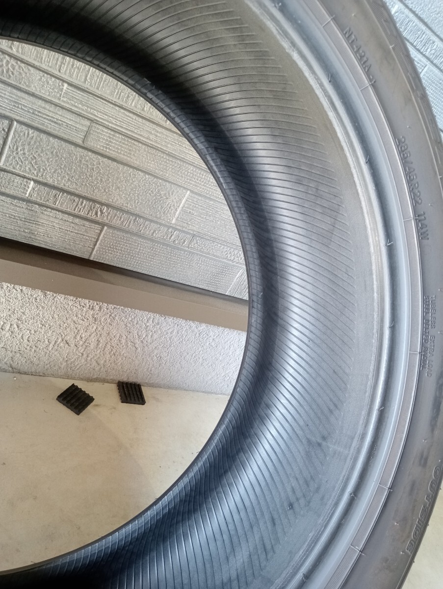 ☆NITTO ニットー NT421Q 285 45 R22 4本 中古 売切 エスカ ゲレンデ ランクル☆_画像4