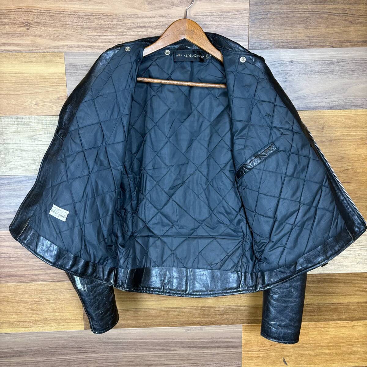 スペシャル ペイント 70s HARLEY DAVIDSON ハーレーダビッドソン ライダースジャケット レザー 革 サイズ 40 メンズ L位 古着 r25092475_画像2