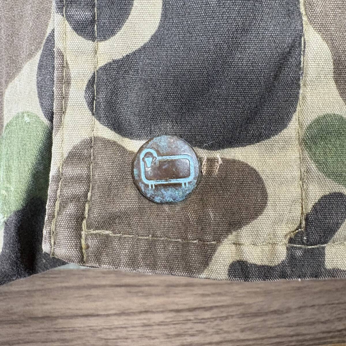 USA製 70s WOOLRICH ウールリッチ ダックハンターカモ柄 マウンテンパーカー サイズ メンズ M アメリカ製 70年代 VINTAGE 古着 r25111164_画像9