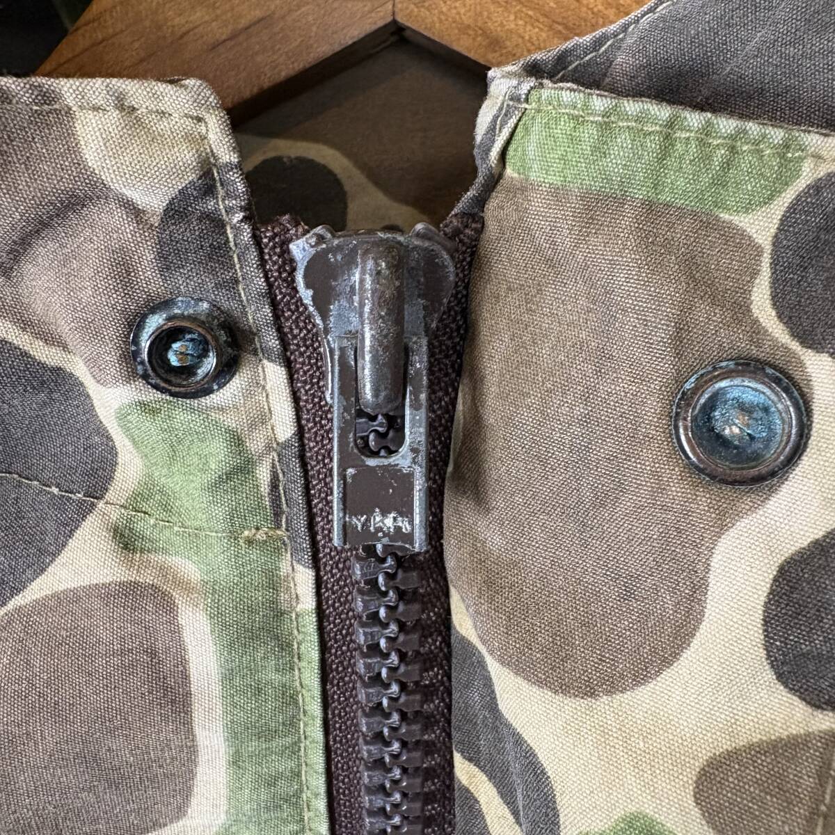 USA製 70s WOOLRICH ウールリッチ ダックハンターカモ柄 マウンテンパーカー サイズ メンズ M アメリカ製 70年代 VINTAGE 古着 r25111164_画像8