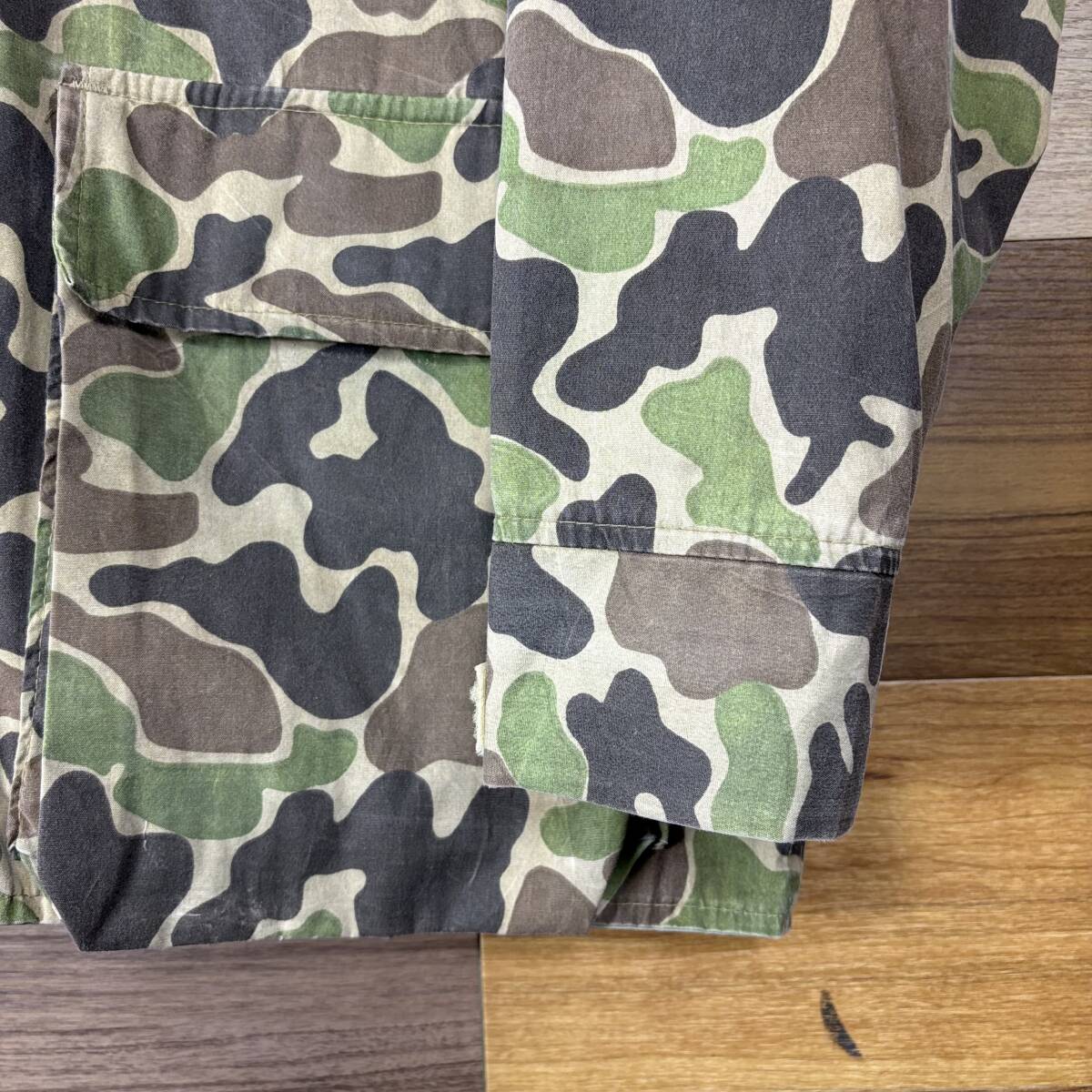 USA製 70s WOOLRICH ウールリッチ ダックハンターカモ柄 マウンテンパーカー サイズ メンズ M アメリカ製 70年代 VINTAGE 古着 r25111164_画像7