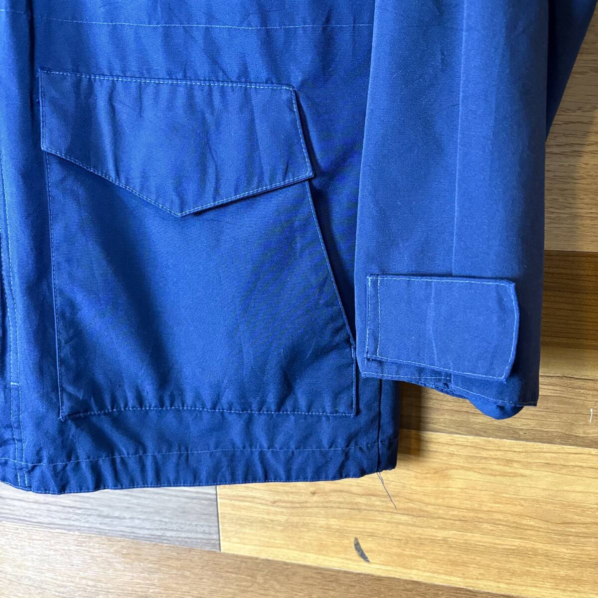 80s WORK PRODUCTS レザーヨーク切り替え マウンテンパーカー サイズ メンズ M 80年代 VINTAGE アウトドア アメカジ 古着 r25111176_画像10