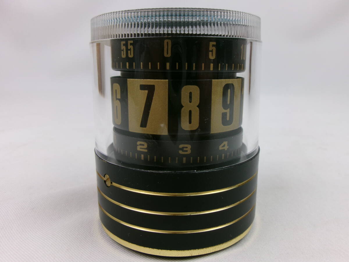 【同梱不可】　希少　稼働品　美品　シチズン　手巻き式　回転式　目覚まし時計　置時計　昭和レトロ　珍品　CITIZEN DIGIPET?_画像5