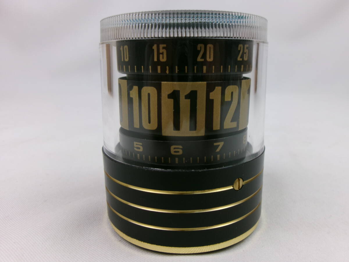 【同梱不可】　希少　稼働品　美品　シチズン　手巻き式　回転式　目覚まし時計　置時計　昭和レトロ　珍品　CITIZEN DIGIPET?_画像6