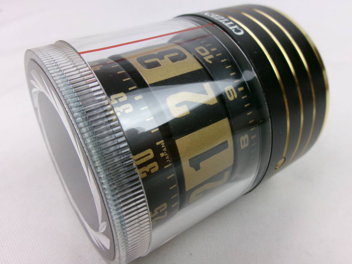 【同梱不可】　希少　稼働品　美品　シチズン　手巻き式　回転式　目覚まし時計　置時計　昭和レトロ　珍品　CITIZEN DIGIPET?_画像9