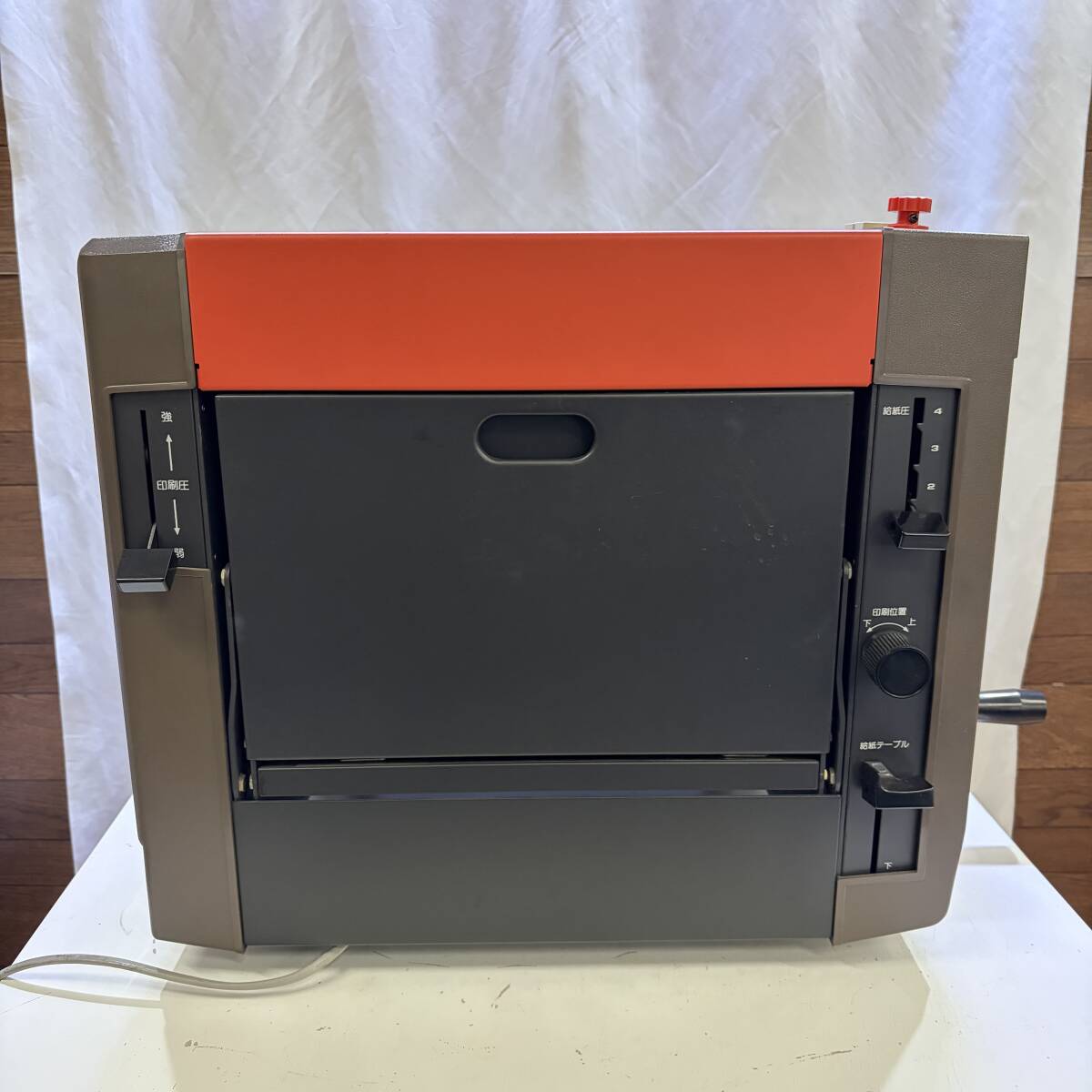 ○ LION LS-200E 謄写輪転機 ガリ版印刷機 ライオン事務器 手動式 昭和レトロ 現状品 ○F011119K_画像5