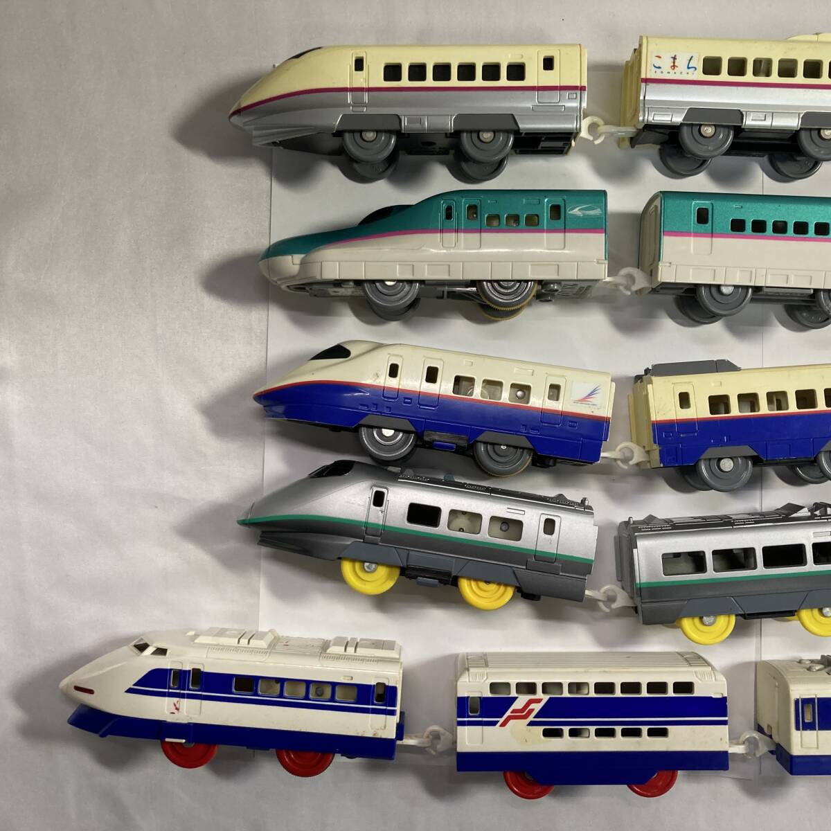 * TOMY Plarail машина продажа комплектом 100 серия E2 серия ...E3 серия ...E3 серия волчок .E5 группа ... работоспособность не проверялась *F011127T