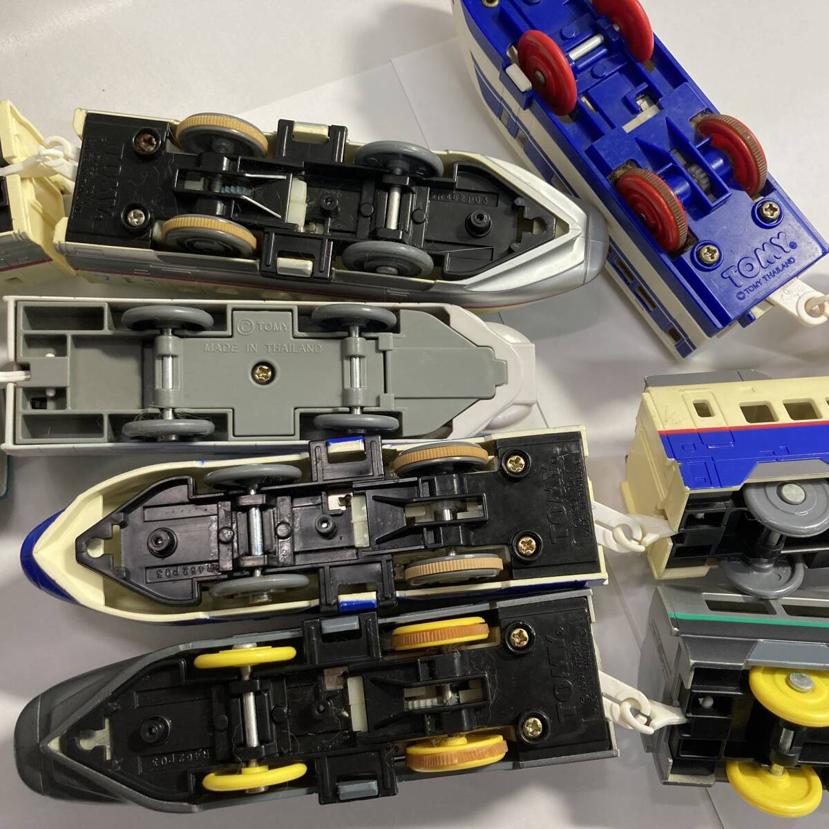 * TOMY Plarail машина продажа комплектом 100 серия E2 серия ...E3 серия ...E3 серия волчок .E5 группа ... работоспособность не проверялась *F011127T