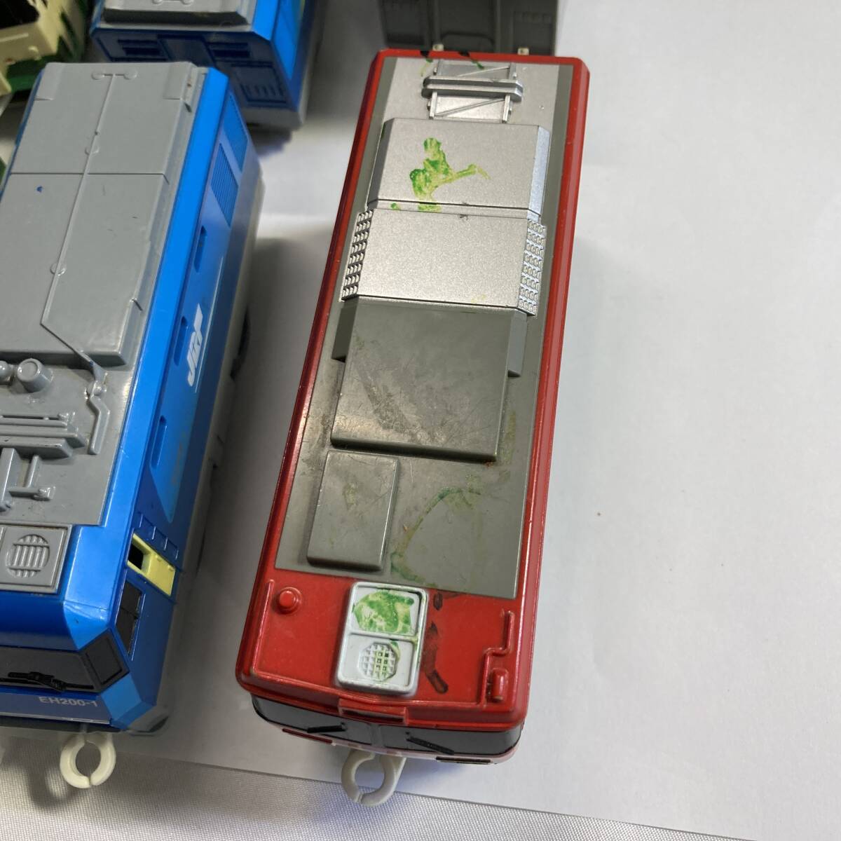 * TOMY Plarail машина продажа комплектом ki - 40 EF81 JR груз EH500 золотой Taro EH200-1 работоспособность не проверялась *F031128T