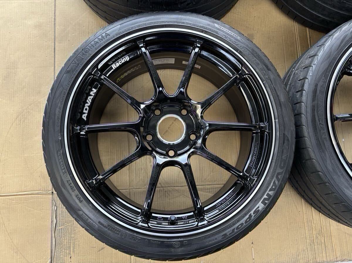 ADVAN Racing RZ Ⅱ アドバンレーシング 8.0J +45, 9.0j +50 + YOKOHAMA ADVAN Sports V105 225/40R18×2本 255/35R18×2本 計4本セットBMW_画像4