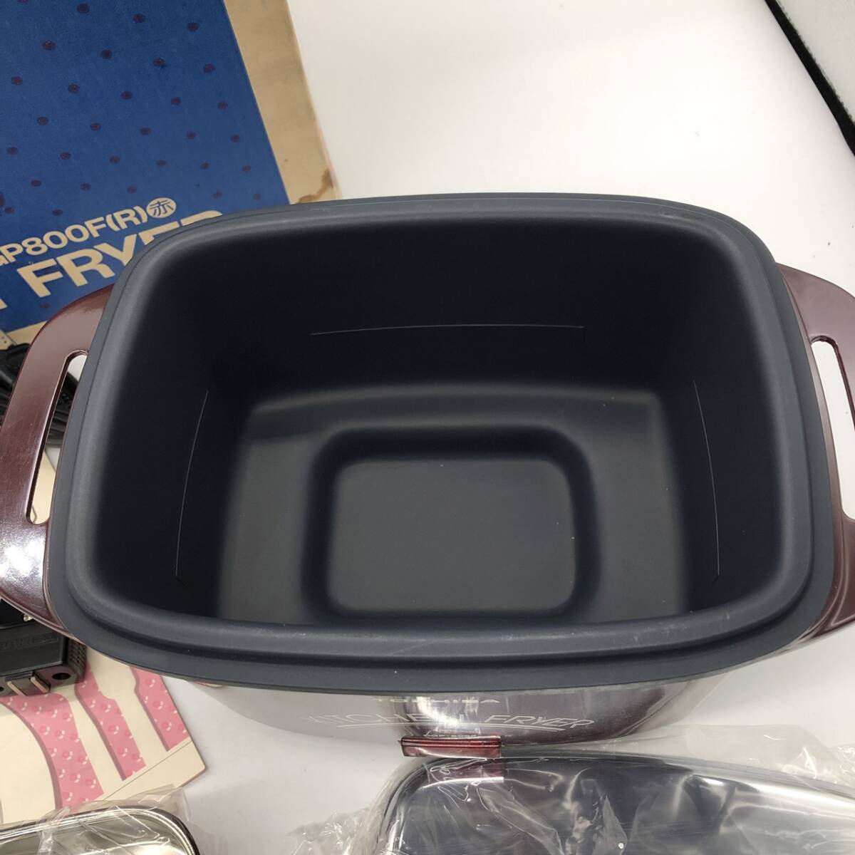 ｔｋ2701-9　【未使用】東芝 キッチンフライヤー HGP800F（R） 赤_画像6