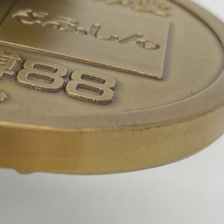 tk3183 岡本太郎 ぎふ中部未来博覧会 記念メダル 岐阜信用金庫_画像5