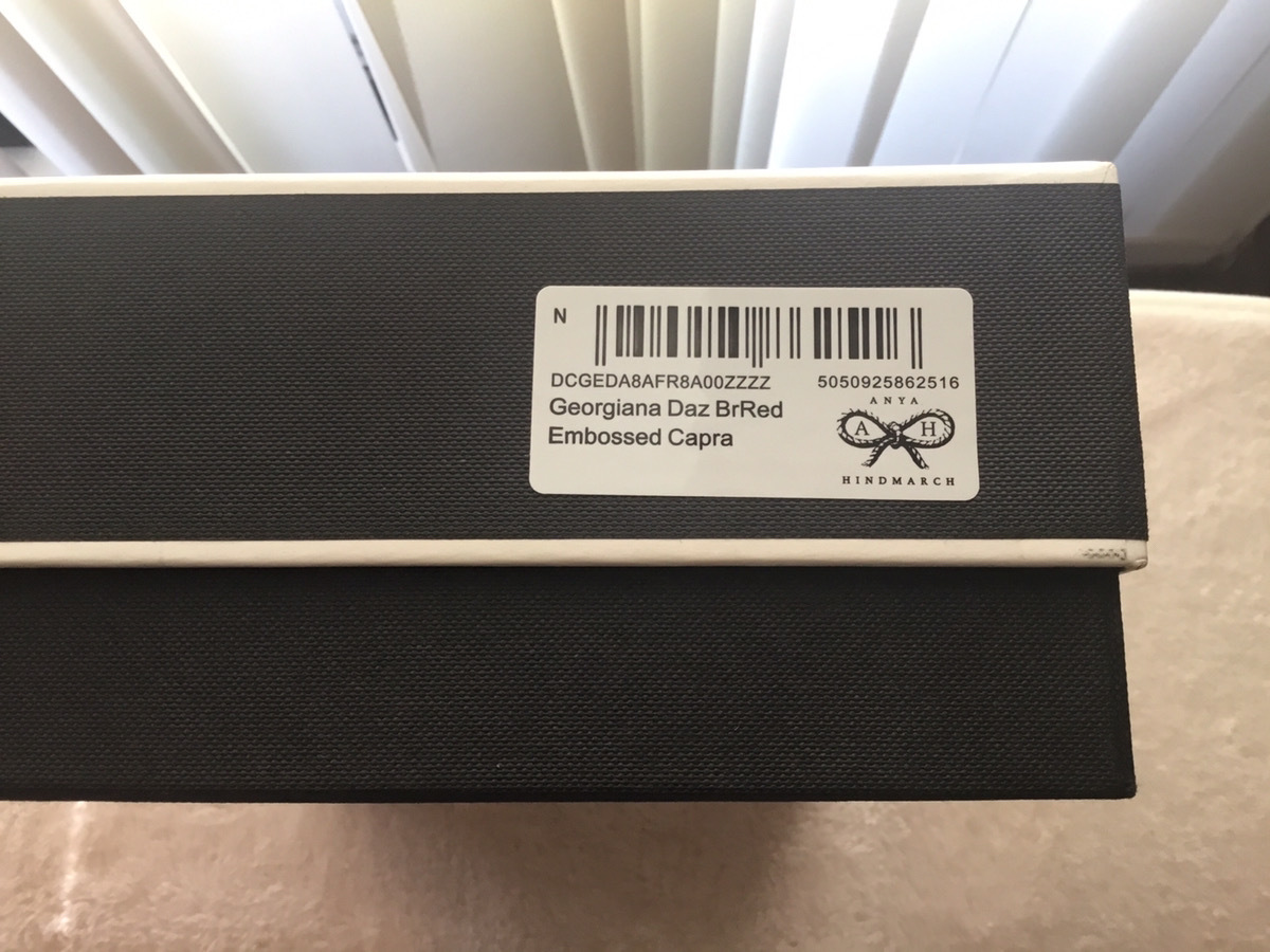 アニヤハインドマーチ ANYA HINDMARCH DAZ クラッチバッグ レザー タッセル 箱付 美品 希少_画像7