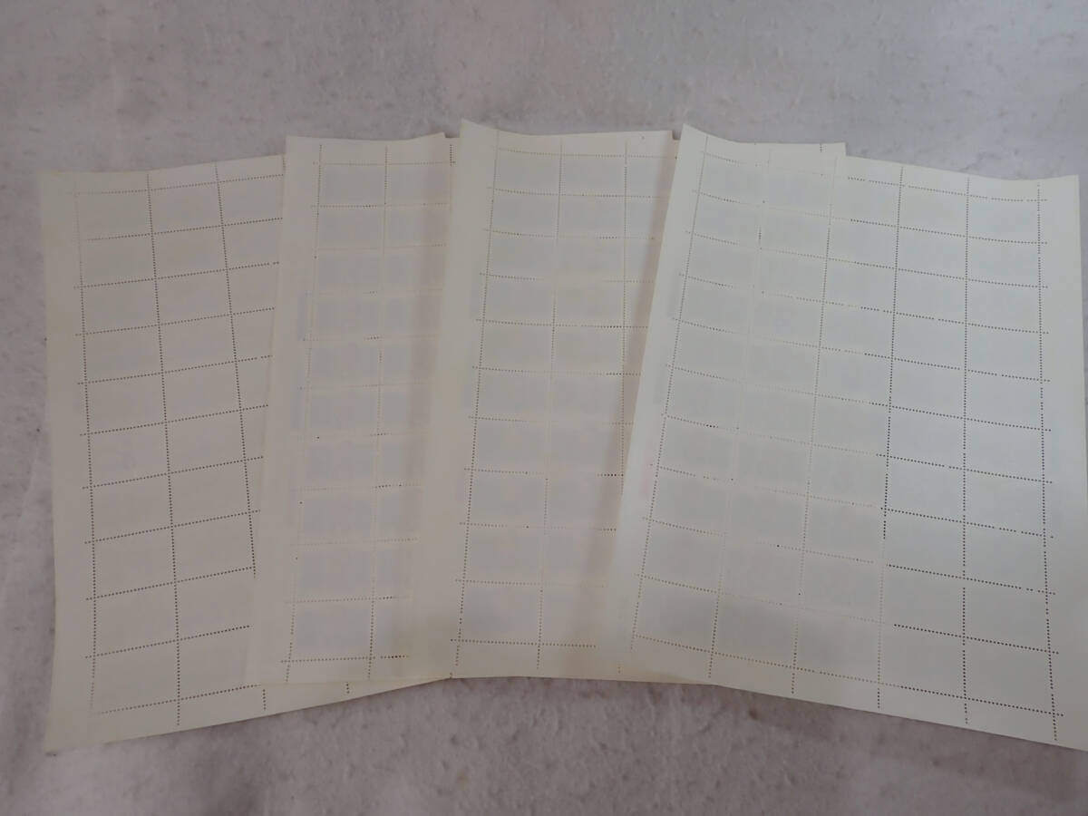 N12 中国切手 50面シート 未使用 4枚まとめ_画像8