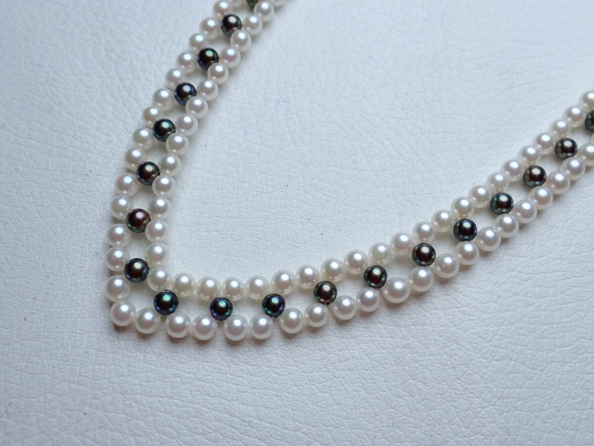 9●アコヤ真珠 ネックレス 19.2g 鑑別書付_画像4