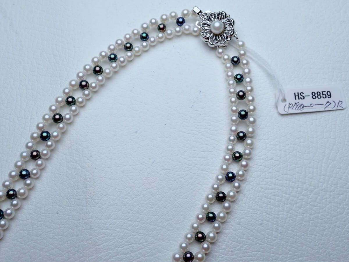 9●アコヤ真珠 ネックレス 19.2g 鑑別書付_画像5
