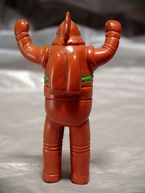 鉄人28号 ④ 当時物 ブルマァク ロボット ソフビ人形 1971年「検 エイケン ポピー グリコ タカトク クローバー 横山光輝 メディコム_画像4