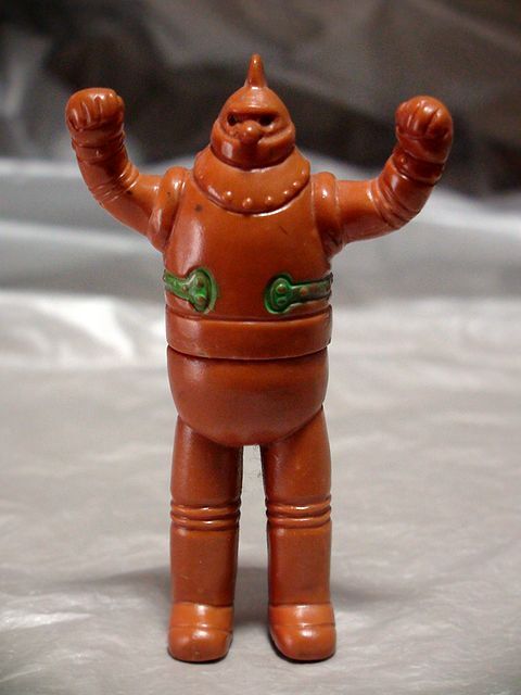 鉄人28号 ④ 当時物 ブルマァク ロボット ソフビ人形 1971年「検 エイケン ポピー グリコ タカトク クローバー 横山光輝 メディコム_画像1