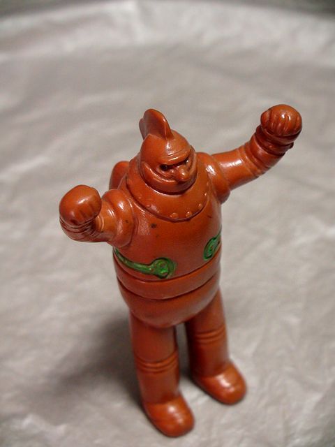鉄人28号 ④ 当時物 ブルマァク ロボット ソフビ人形 1971年「検 エイケン ポピー グリコ タカトク クローバー 横山光輝 メディコム_画像7