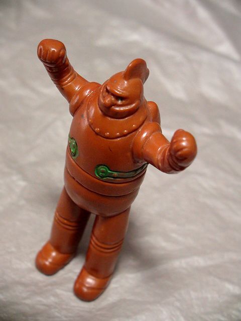 鉄人28号 ④ 当時物 ブルマァク ロボット ソフビ人形 1971年「検 エイケン ポピー グリコ タカトク クローバー 横山光輝 メディコム_画像8