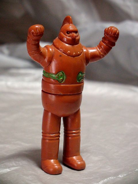 鉄人28号 ④ 当時物 ブルマァク ロボット ソフビ人形 1971年「検 エイケン ポピー グリコ タカトク クローバー 横山光輝 メディコム_画像5