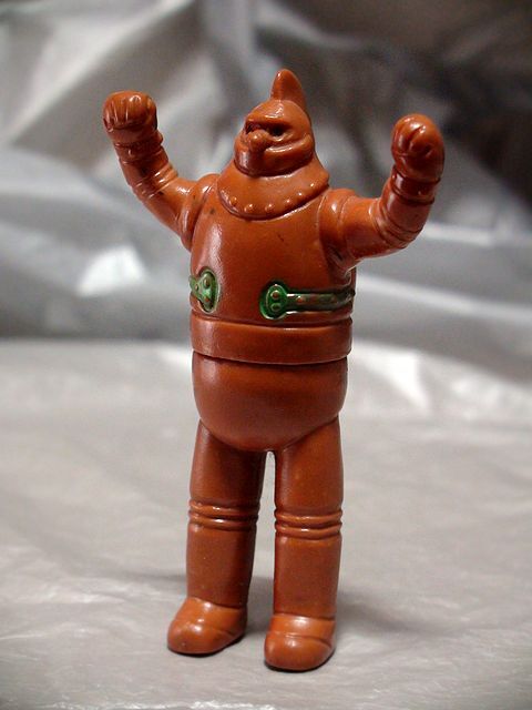鉄人28号 ④ 当時物 ブルマァク ロボット ソフビ人形 1971年「検 エイケン ポピー グリコ タカトク クローバー 横山光輝 メディコム_画像2