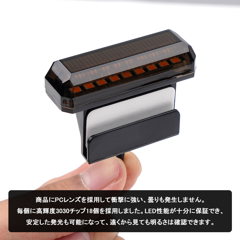 『FLD1697』▼ハリアー80系グリル用LEDランプ グリルマーカーランプ 警告灯 アンバー発光 車種専用設計 取付簡単 視認性アップ 電装 外装_画像4
