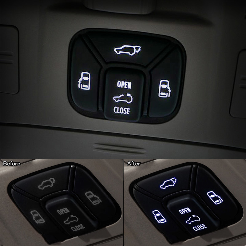 『FLD0116』トヨタ アルファード/ヴェルファイア 20系 シフトゲートLEDイルミネーション ホワイト 白 天井 イルミ 室内 ルームランプ LED_画像6