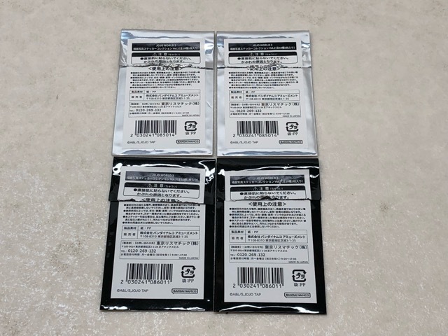  JoJo's Bizarre Adventure JOJO WORLD 3 место поверхность фотография стикер коллекция vol.2 vol.3 4 вид комплект [P3827-008]110