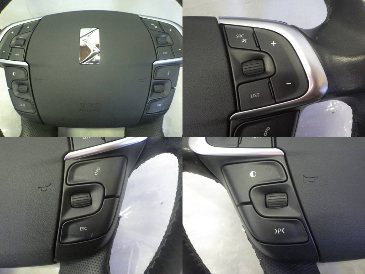 ★ シトロエン DS4 H24 B7C5F02S ★ 純正 ステアリング ハンドル ホーンパット付 ★_画像2