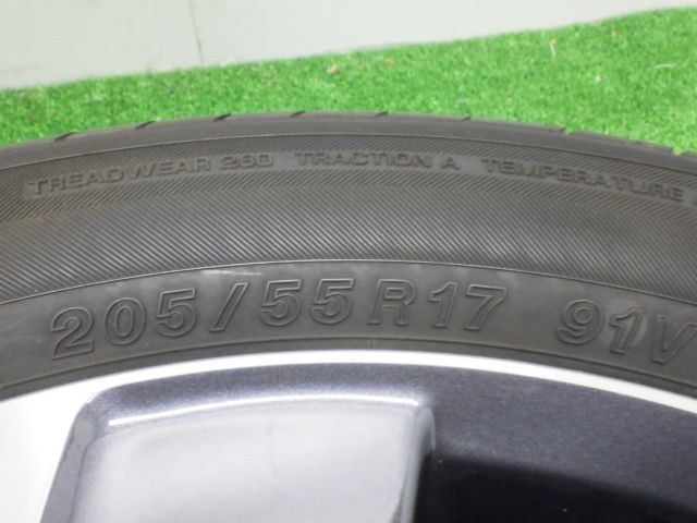 * Kics * 1 шт. Yokohama BluEarth BluEarth E70 205/55R17 Nissan оригинальный aluminium 114.3 5H 17 дюймовый 6.5J +48