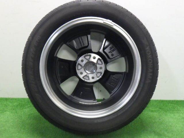 * Kics * 1 шт. Yokohama BluEarth BluEarth E70 205/55R17 Nissan оригинальный aluminium 114.3 5H 17 дюймовый 6.5J +48