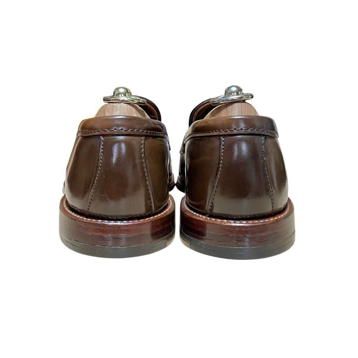 希少 極上美品 ALDEN オールデン 6717 Cigar シガー コードバン ローファー 9.5D VANラスト 箱 保存袋 冊子付 ウィスキー ラベロ 6746 6754_画像3