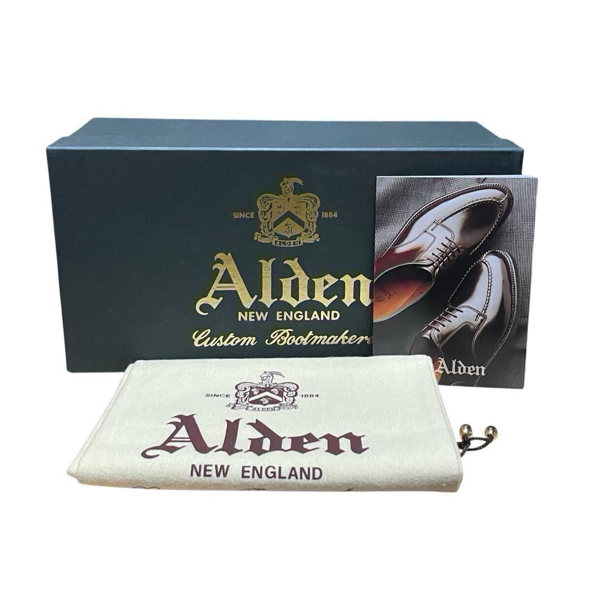 希少 極上美品 ALDEN オールデン 6717 Cigar シガー コードバン ローファー 9.5D VANラスト 箱 保存袋 冊子付 ウィスキー ラベロ 6746 6754_画像5