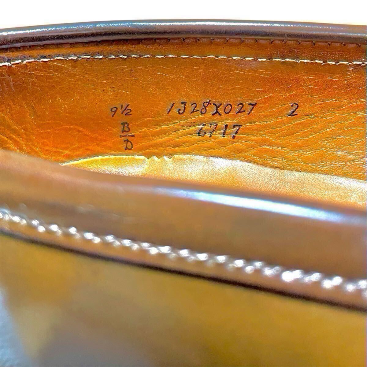 希少 極上美品 ALDEN オールデン 6717 Cigar シガー コードバン ローファー 9.5D VANラスト 箱 保存袋 冊子付 ウィスキー ラベロ 6746 6754_画像9