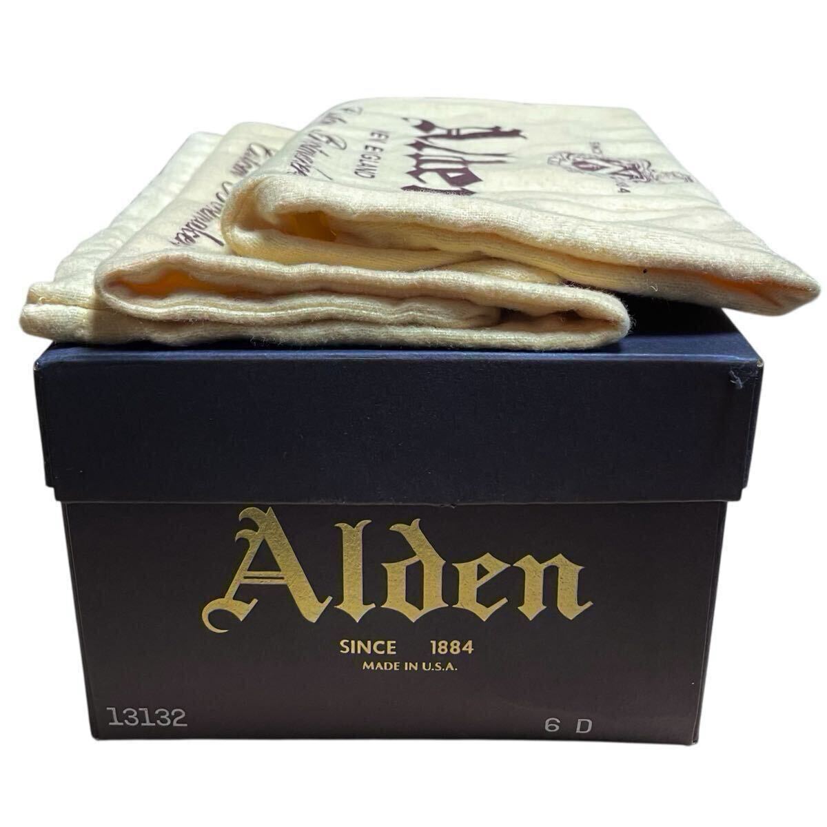 希少 極上美品 ALDEN オールデン 13132 Cigar シガー コードバン チャッカブーツ 6D バリーラスト 箱 保存袋 ウィスキー ラベロ 1348 13750_画像8