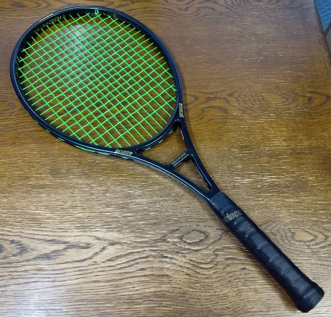 美品 2024 prince プリンス ファントム グラファイト 107 グリップ2 送料無料_画像1