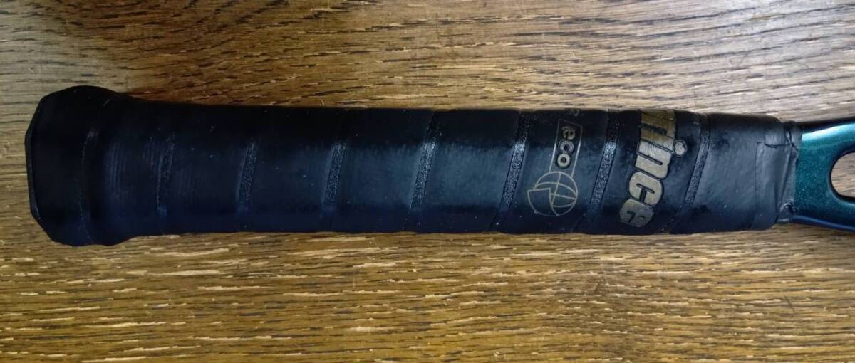 美品 2024 prince プリンス ファントム グラファイト 107 グリップ2 送料無料_画像4