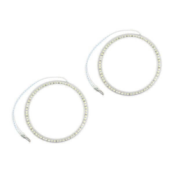 Б LED икаринг с чехлом 120m SMD66 полосный 2 шт. комплект белый лампа lai карты замена передняя фара замена украшать 