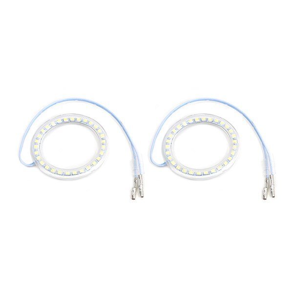 Б LED икаринг с чехлом 60mm SMD30 полосный 2 шт. комплект белый лампа lai карты замена передняя фара замена украшать 