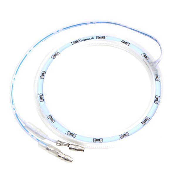 Б LED икаринг с чехлом 80mm SMD42 полосный 2 шт. комплект белый лампа lai карты замена передняя фара замена украшать 