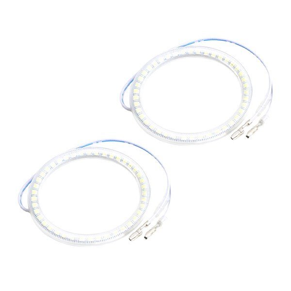 Б LED икаринг с чехлом 80mm SMD42 полосный 2 шт. комплект белый лампа lai карты замена передняя фара замена украшать 