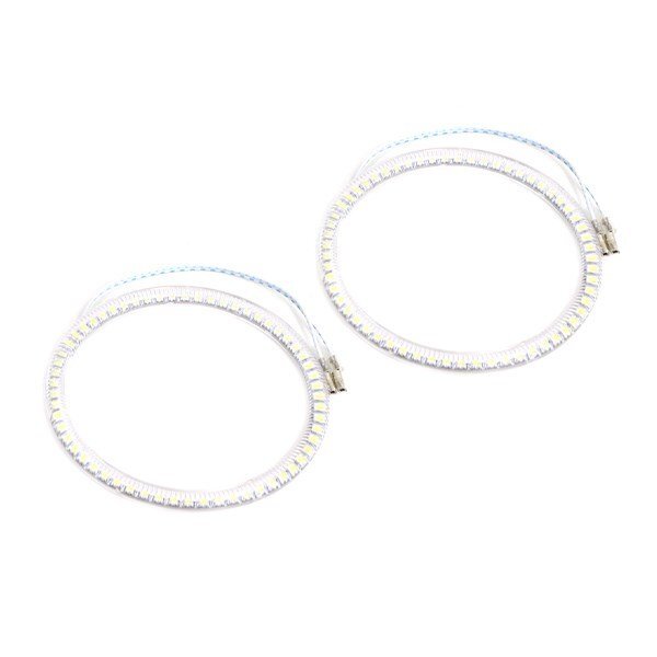 Б LED икаринг с чехлом 115m SMD60 полосный 2 шт. комплект белый лампа lai карты замена передняя фара замена украшать 