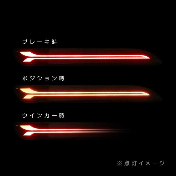 ю [ почтовая доставка бесплатная доставка ] волокно LED! Lexus RC F (USC10) LED отражатель последовательный левый и правый в комплекте красный Atype