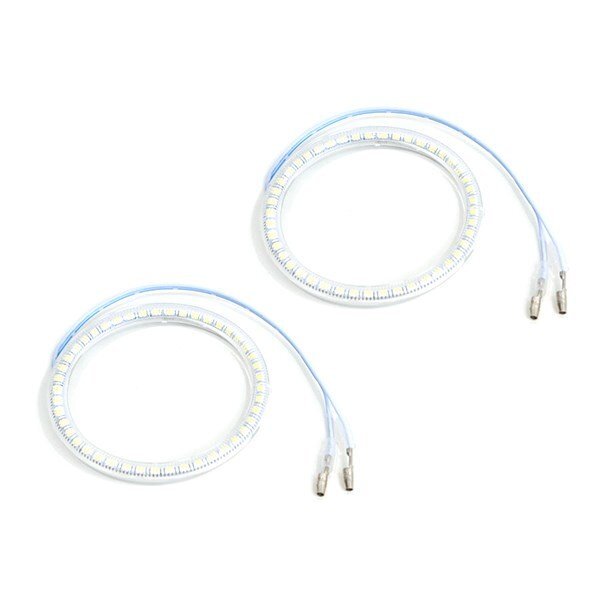 Б LED икаринг с чехлом 85mm SMD45 полосный 2 шт. комплект белый лампа lai карты замена передняя фара замена украшать 