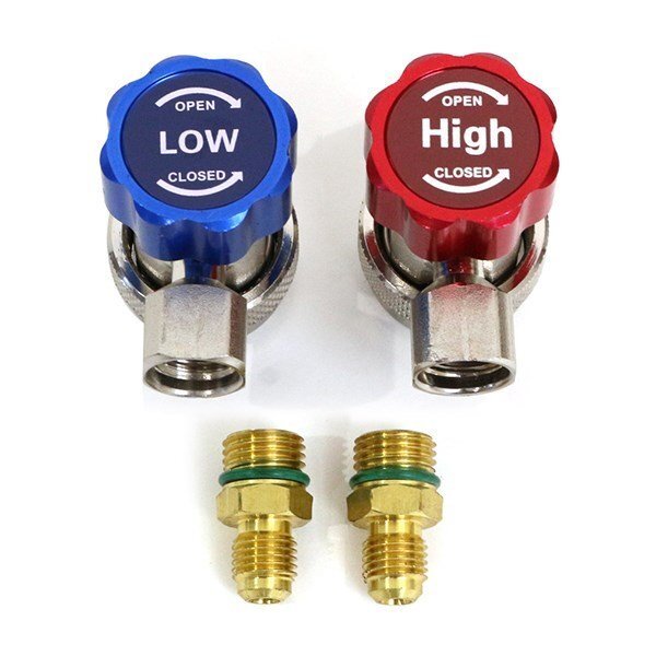  низкий давление для высокого давления для Quick переходник R134a открытие и закрытие клапан(лампа) тип машина кондиционер газ Charge коллектор мера газ вакуум скидка заполнение 