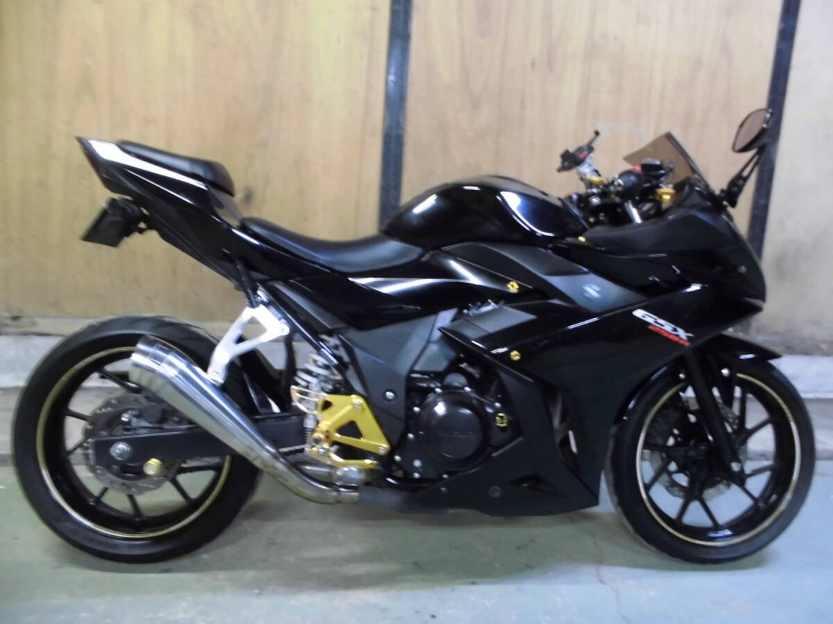 スズキ GSX250R ブラック カスタム 美車 千葉市~格安発送あり。_画像2